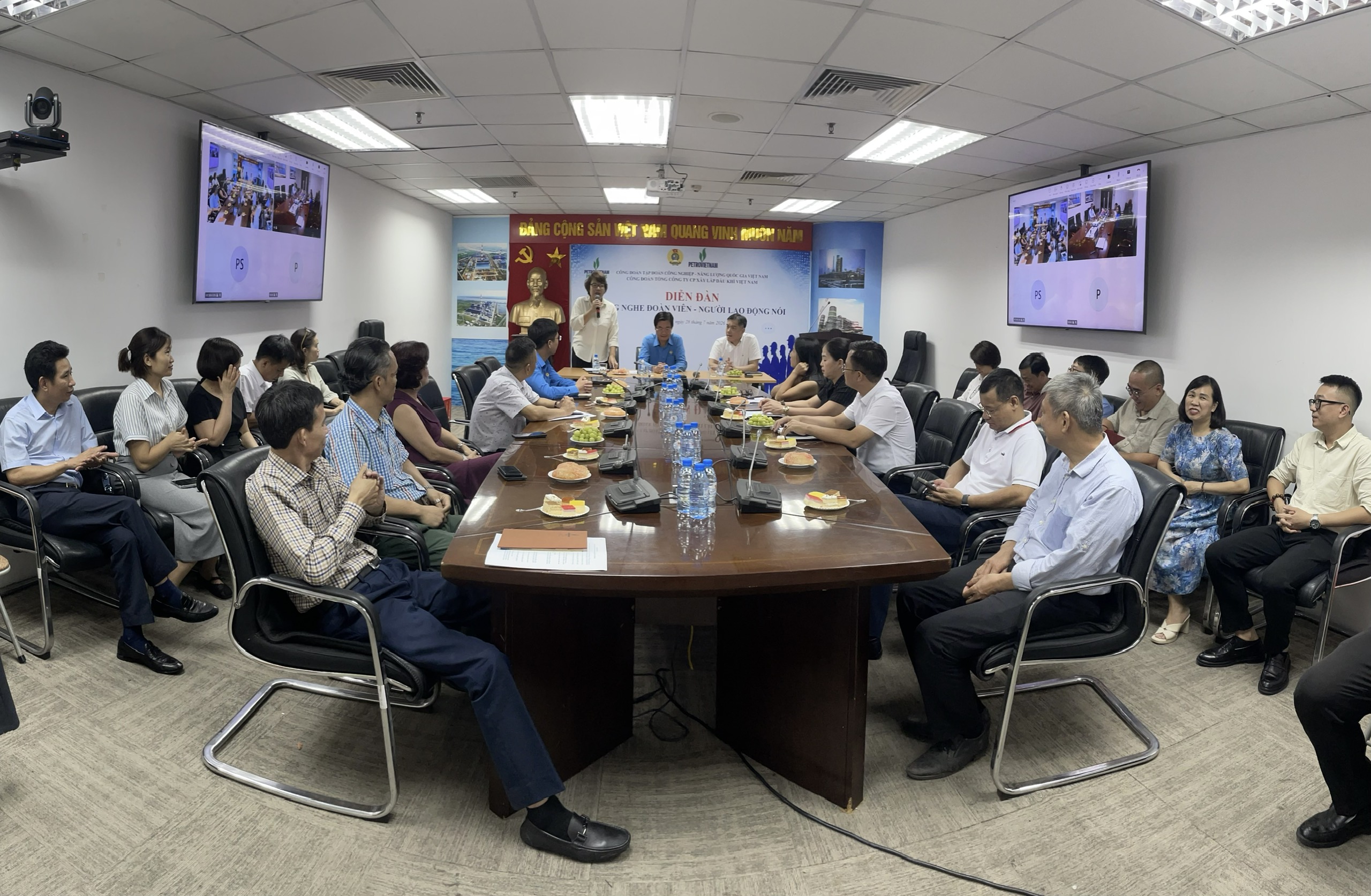 Công đoàn Tổng công ty Cổ phần Xây lắp Dầu khí Việt Nam tổ chức Diễn đàn “Lắng nghe đoàn viên - Người lao động nói”